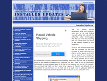 Tablet Screenshot of installedupdates.com